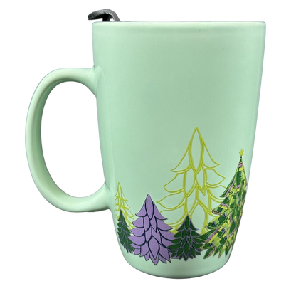 Green And White Siren Christmas Pine Trees 12oz Travel Mug 2020 Starbucks