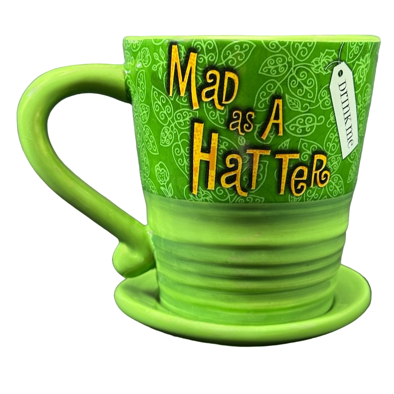 Mad Hatter 3D mug, Alice in Wonderland Cup