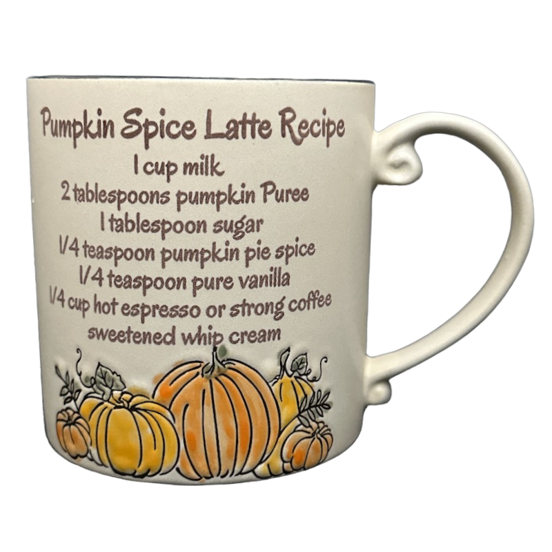 Pumpkin Spice Latte Recipe Mug Spectrum Designz