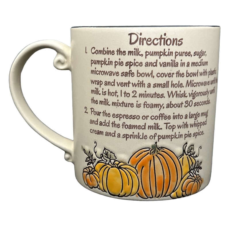 Pumpkin Spice Latte Recipe Mug Spectrum Designz