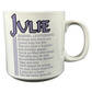 JULIE Poetry Name Lavender Interior Mug Papel