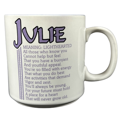 JULIE Poetry Name Lavender Interior Mug Papel