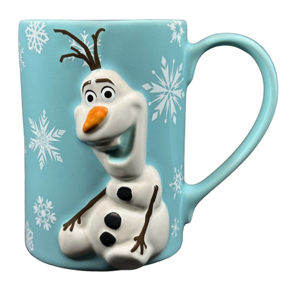 Frozen Olaf I LIKE WARM HUGS 3D Embossed Mug Disney Parks