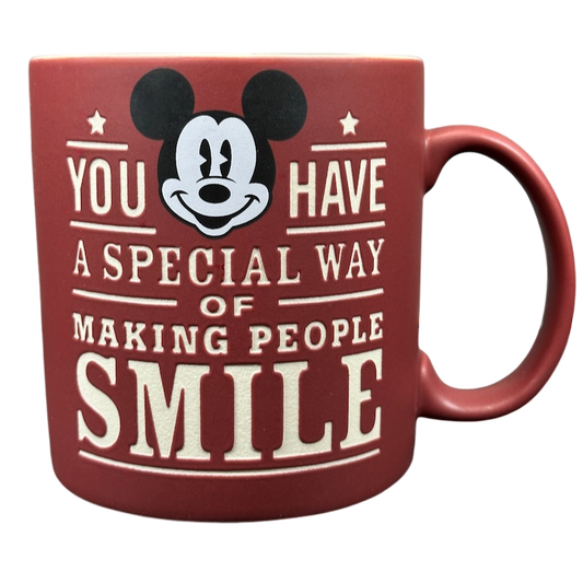 Mickey Mouse You Have A Special Way Of Making People Smile Etched Disney Parks Mug