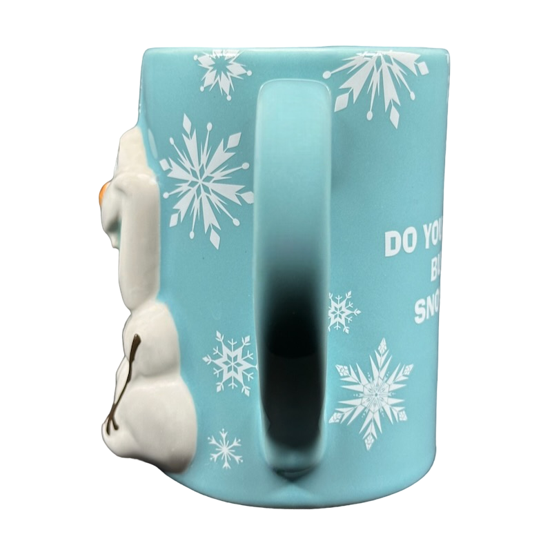 Frozen Olaf I LIKE WARM HUGS 3D Embossed Mug Disney Parks