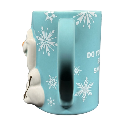 Frozen Olaf I LIKE WARM HUGS 3D Embossed Mug Disney Parks