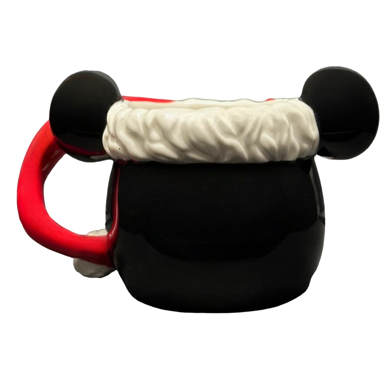 Ceramic Disney Mickey Mouse Santa Hat Figural Mug