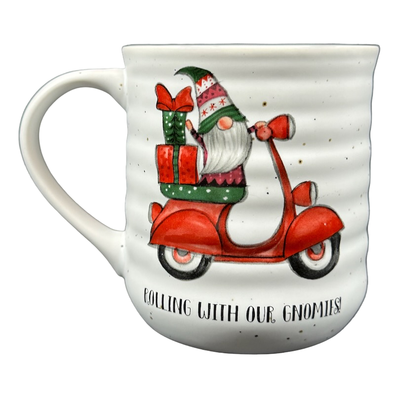 Rolling With Our Gnomies! Christmas Mug Peppermint & Pine