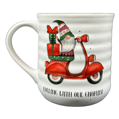 Rolling With Our Gnomies! Christmas Mug Peppermint & Pine