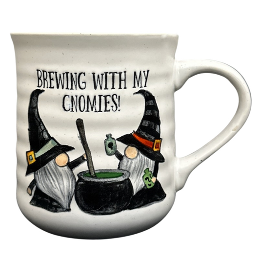 Brewing With My Gnomies! Halloween Mug Cobwebs & Cauldrons