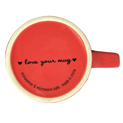 It Is What It Is Red Mug With White Interior Love Your Mug