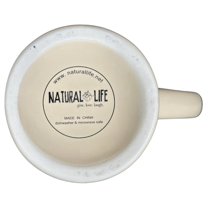 Peace Symbol Inside A Heart Diner Mug Natural Life