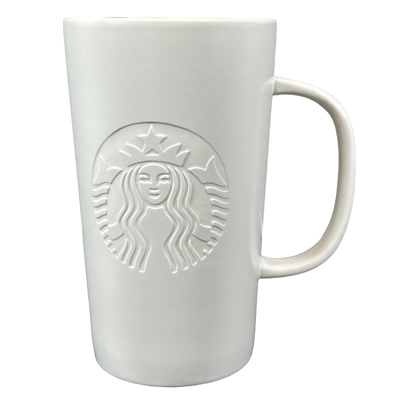 Etched Siren White 16oz Mug 2014 Starbucks