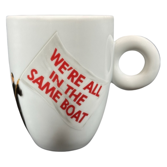 Illy Art Collection 2018 We're All In The Same Boat Marina Abramovic Mug IPA Italy