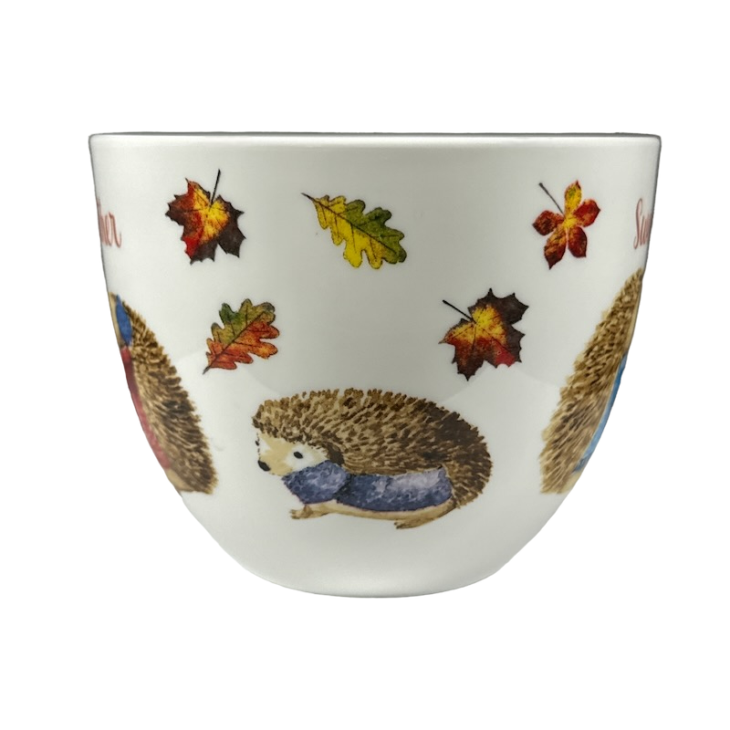 Sweater Weather Hedgehogs Mug Harvest Green Studio