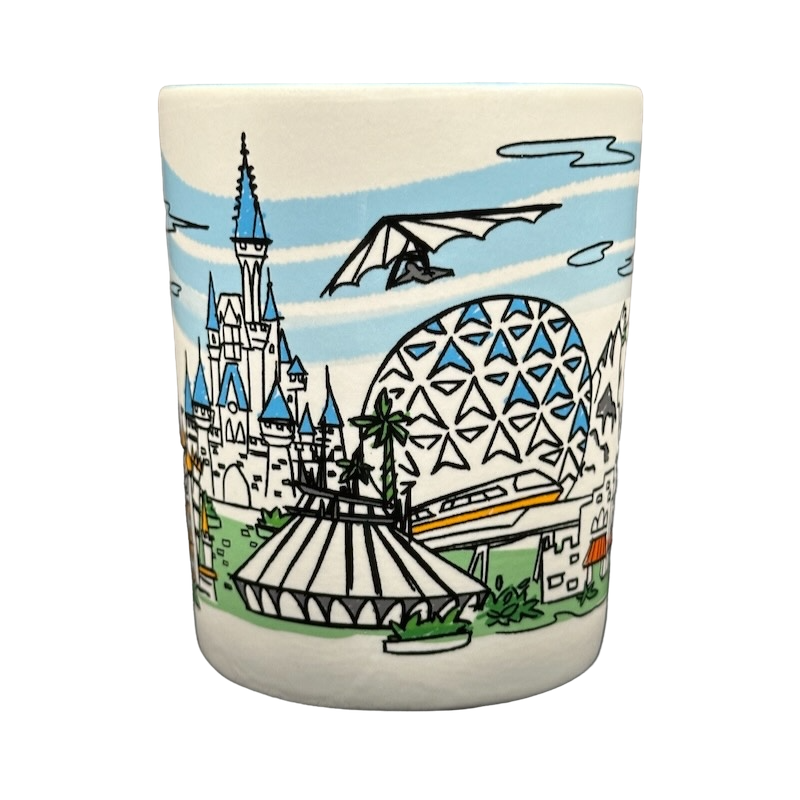 Walt Disney World Skyline 4 Parks Mug Disney Parks