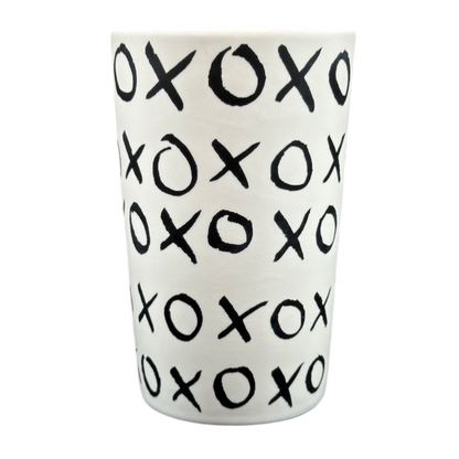 Dot Collection XOXO Tall White Green Dot 16oz Mug 2015 Starbucks