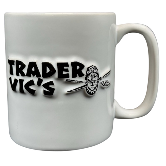 TRADER VIC'S Menehune Uncle Embossed Mug