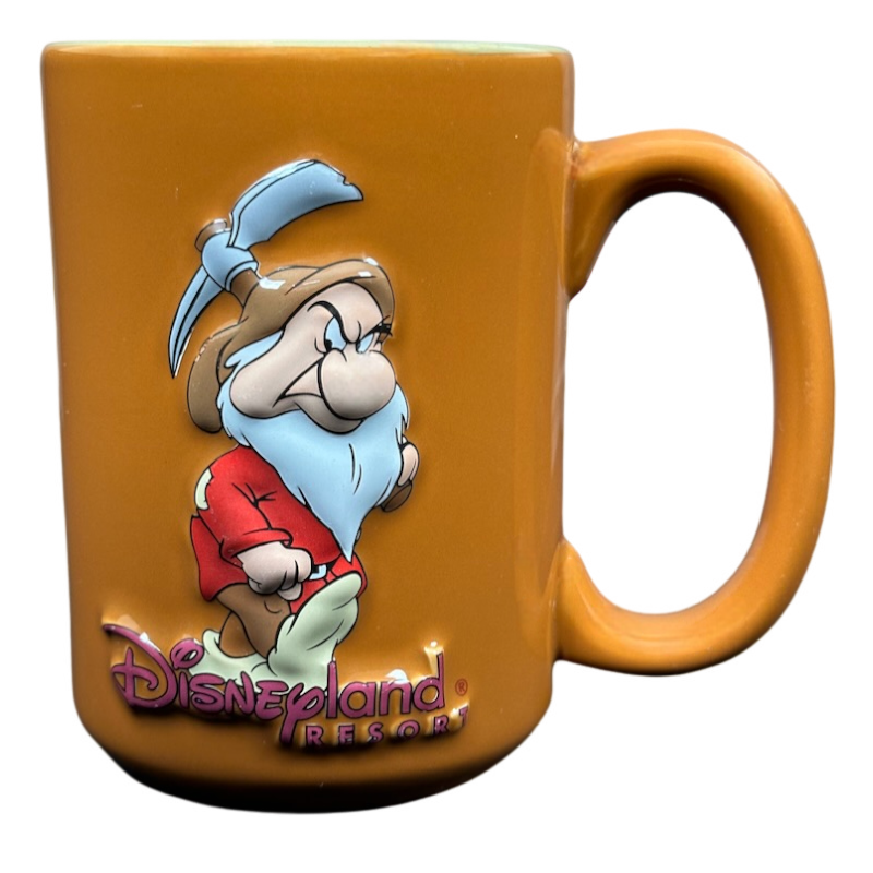 Grumpy Disneyland Resort 3D Embossed Mug Disney