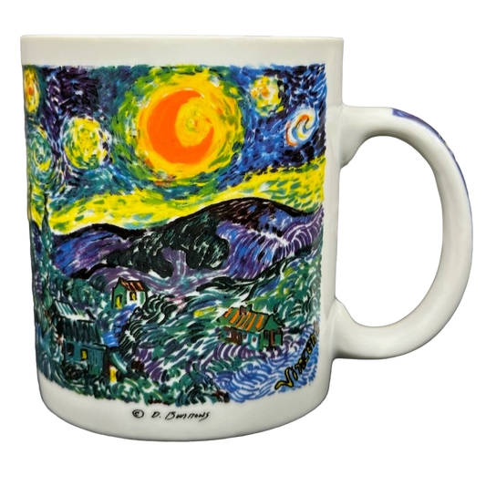 Starry Night Vincent Van Gogh Masters Collection D Burrows Mug Chaleur