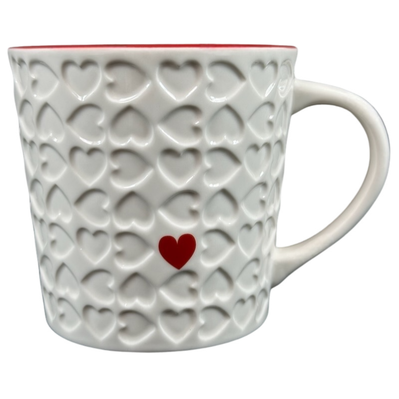 Etched Hearts 16oz Mug 2007 Starbucks