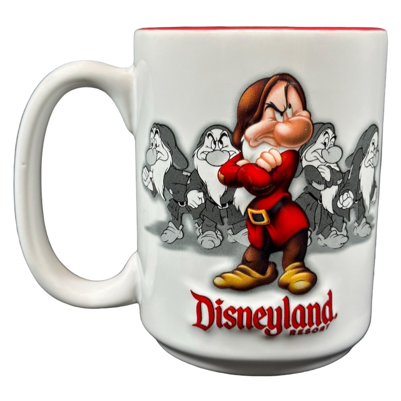 Grumpy 3D Embossed Mug Disney Parks