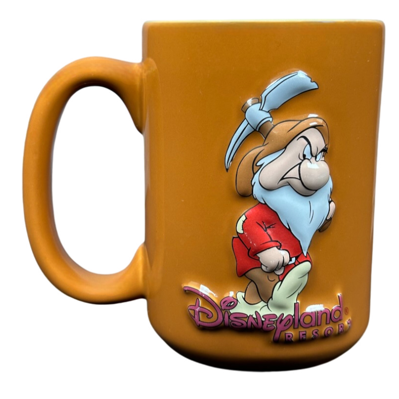 Grumpy Disneyland Resort 3D Embossed Mug Disney