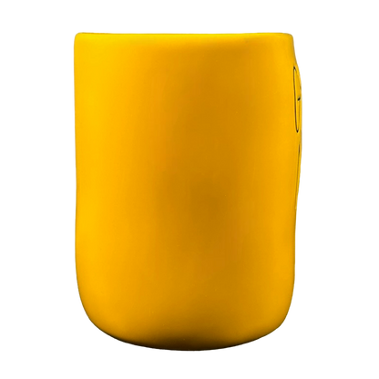 Rae Dunn Artisan Collection GHOULS NIGHT OUT Golden Yellow Mug Golden Yellow Inside Magenta