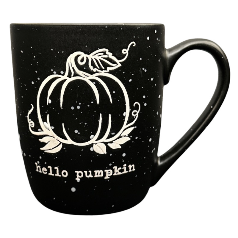 Hello Pumpkin Etched Mug