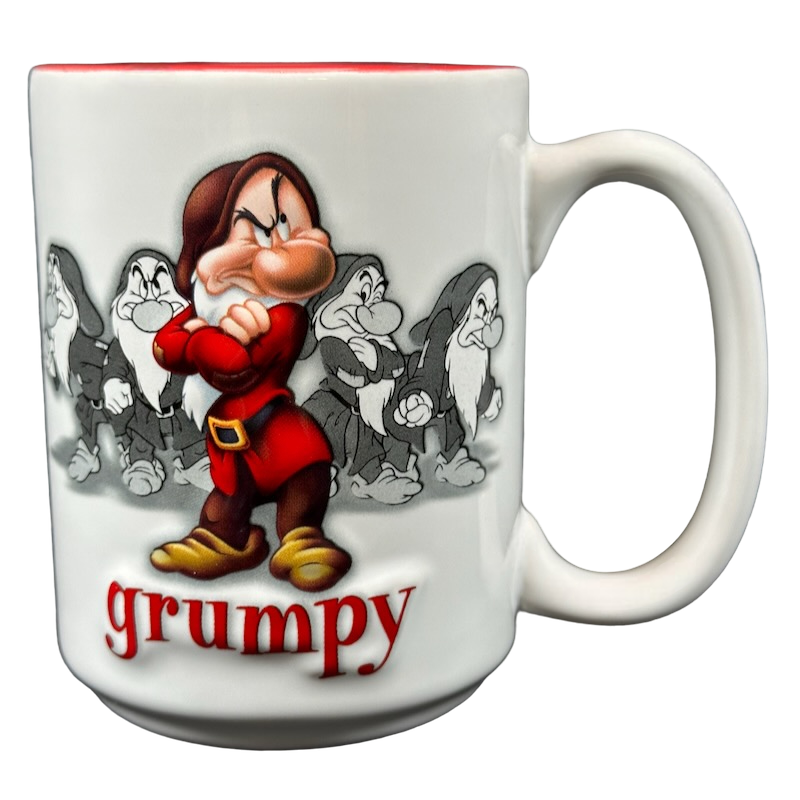 Grumpy 3D Embossed Mug Disney Parks