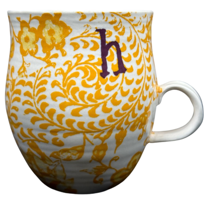 Homegrown Letter "h" Monogram Initial Mug Anthropologie