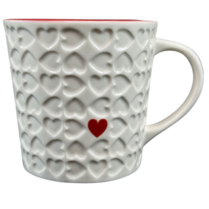 Etched Hearts 16oz Mug 2007 Starbucks