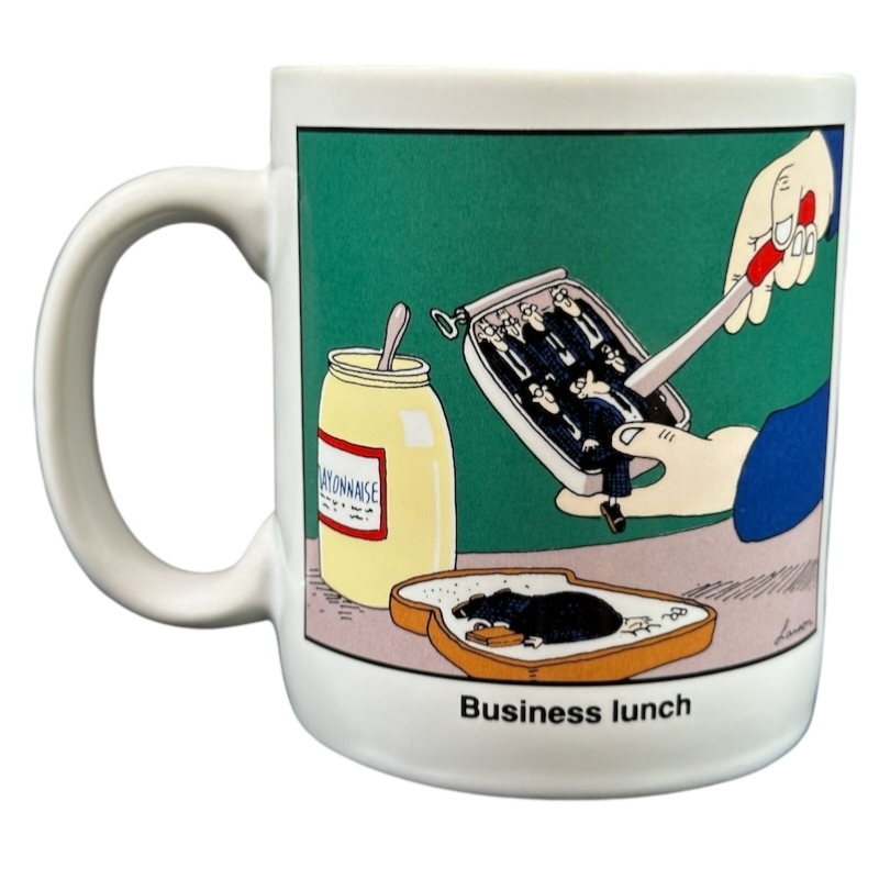 The Far Side Business Lunch Mug OZ