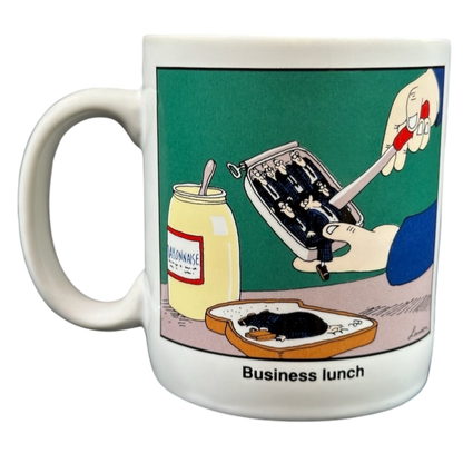 The Far Side Business Lunch Mug OZ