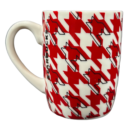 Green And White Siren Houndstooth Pattern Christmas 10oz Mug 2017 Starbucks