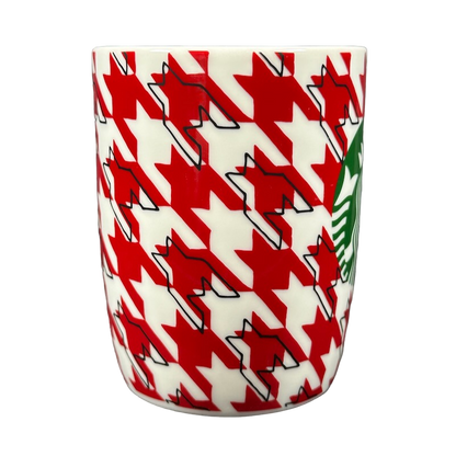 Green And White Siren Houndstooth Pattern Christmas 10oz Mug 2017 Starbucks