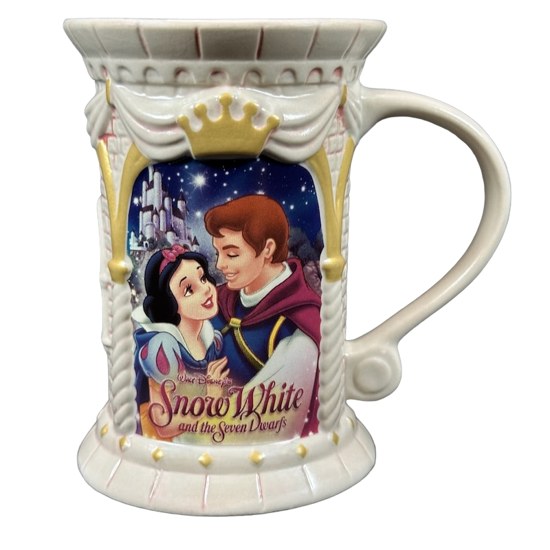 Snow White and the Seven Dwarfs 3D Figural Castle Mug Disney Store Exclusive