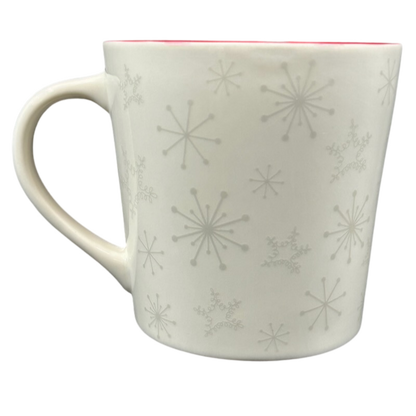 Snowflakes And Embossed Christmas Stocking 17oz Mug Holiday 2006 Starbucks