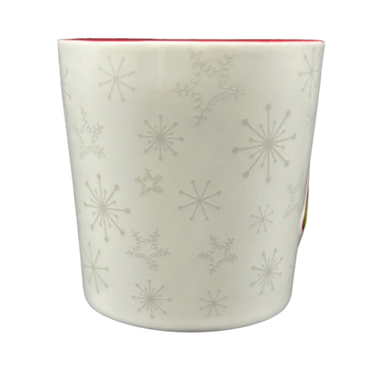 Snowflakes And Embossed Christmas Stocking 17oz Mug Holiday 2006 Starbucks