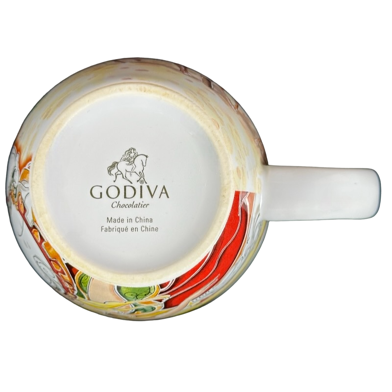 Lady Godiva On A Horse Watercolor Art Mug Godiva Chocolatier
