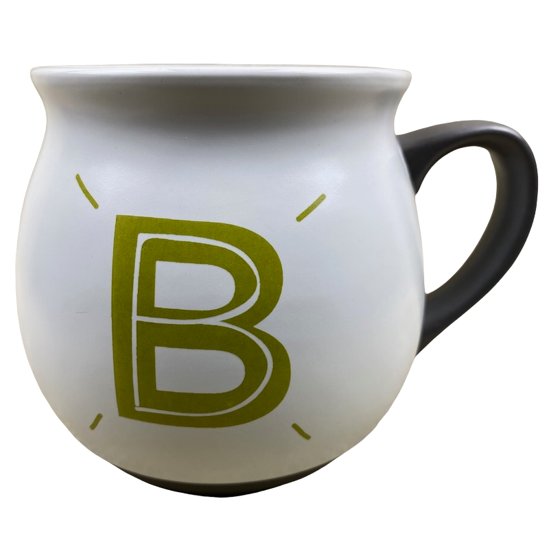 B Monogram Initial Cream Mug Threshold Copy 1 Monograms