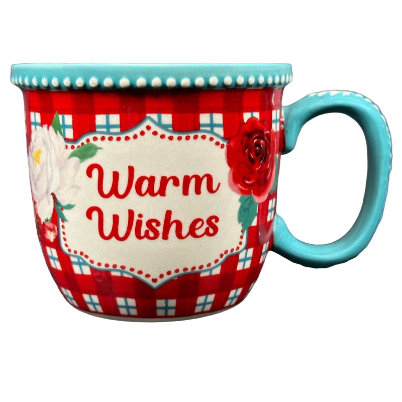 Warm Wishes Floral Holiday Mug The Pioneer Woman