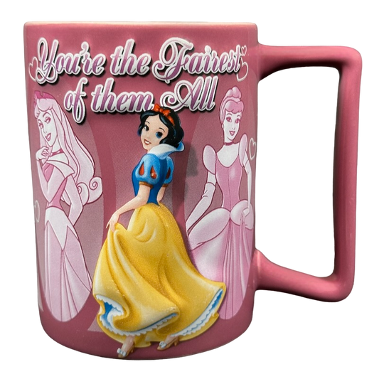 Snow White You're the Fairest of them All 3D Embossed Princesses Mug Disney Parks