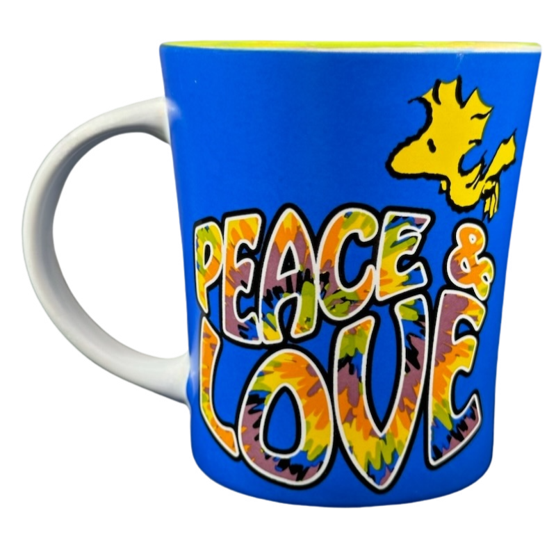 Woodstock Tie Dye Peace & Love Mug Gibson