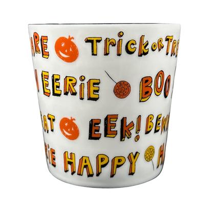 Happy Halloween, Trick Or Treat, Boo, Eek, Beware, Eerie 16oz Mug 2007 Starbucks