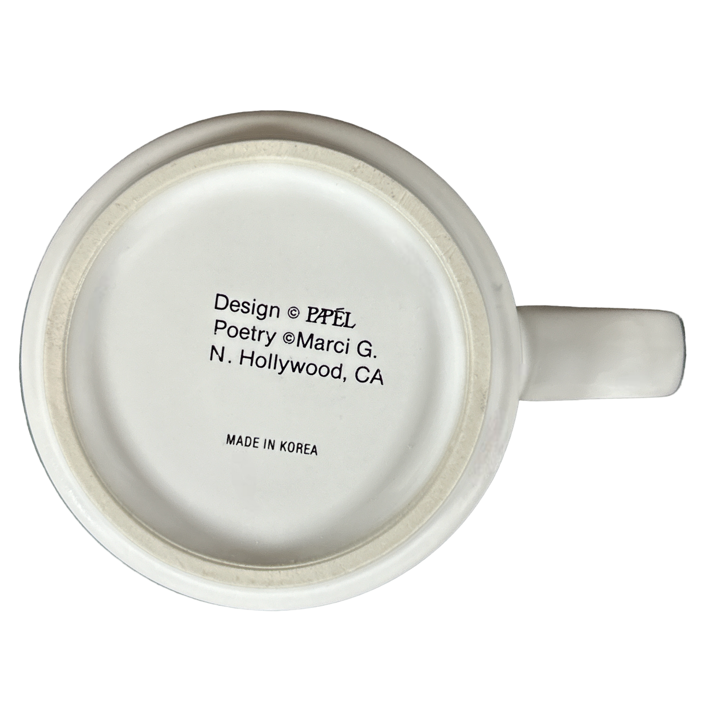 SUE Poetry Name Blue Interior Mug Papel