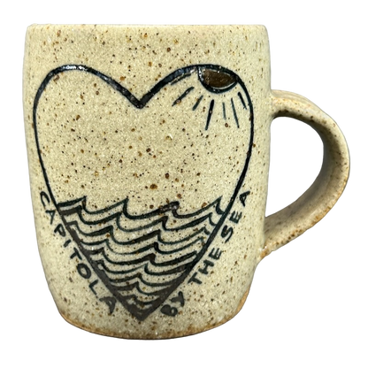 Capitola By The Sea Sweet Asylum Boutique Stephanie Adams Heart Mug Pickle Pottery