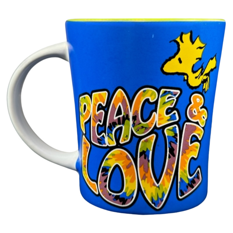 Woodstock Tie Dye Peace & Love Mug Gibson