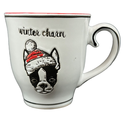 Winter Charm Boston Terrier Christmas Mug Spectrum Designz