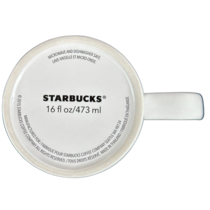 Tortoise &  Hare Tall 16oz Mug 2015 Starbucks